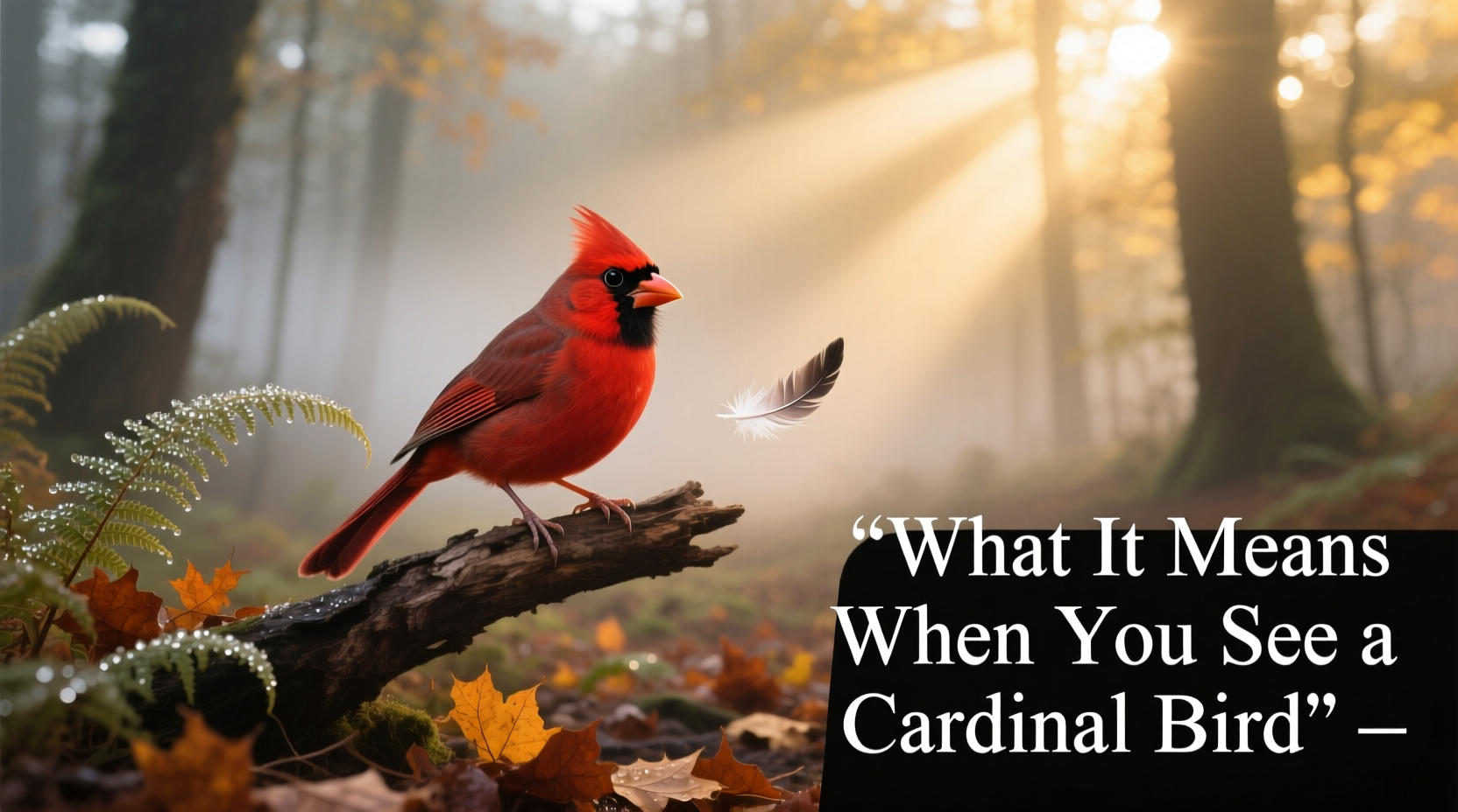 what does it mean when you see a cardinal bird