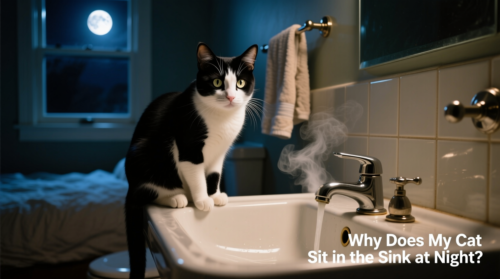 why does my cat sit in the sink at night feline behavior decoded