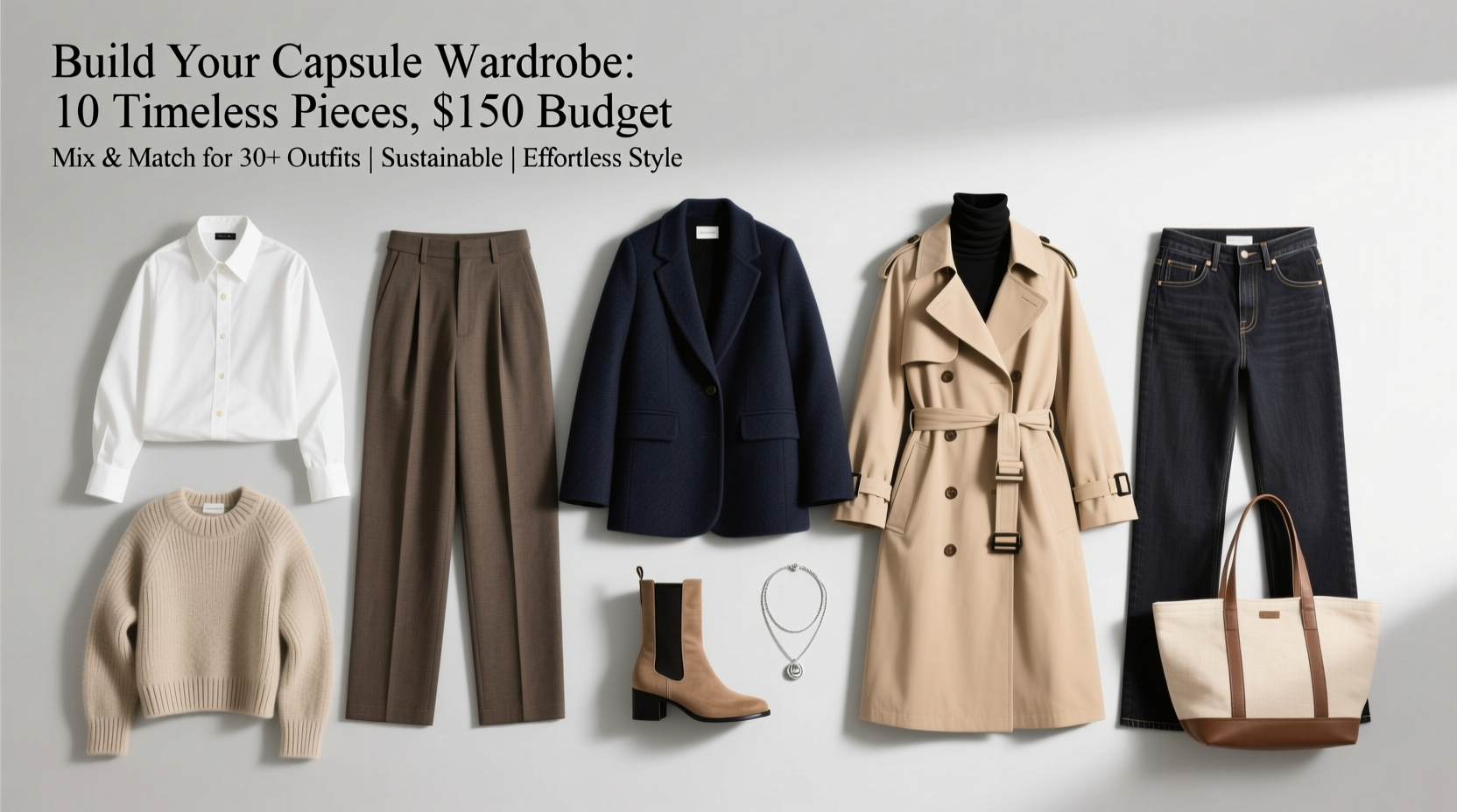 how to create a capsule wardrobe on a tight budget timeless pieces that mix well