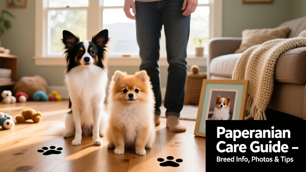 Parent breeds of Paperanian (Papillon Pomeranian Mix) - Featured Image