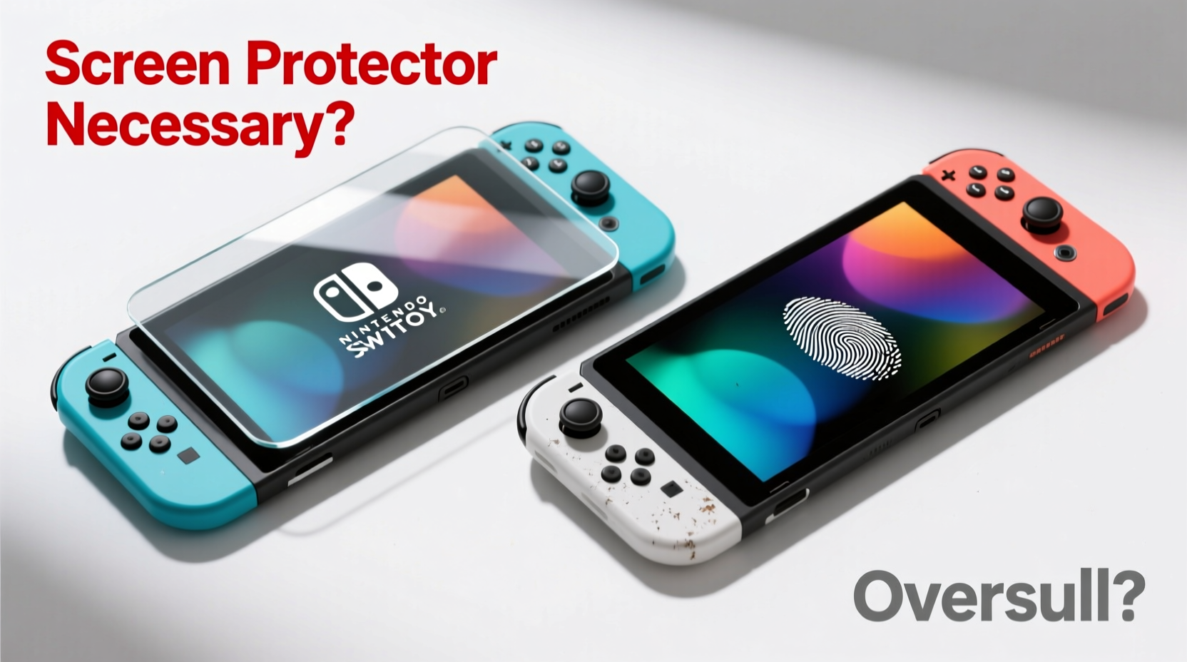 nintendo switch oled screen protector necessary or overkill