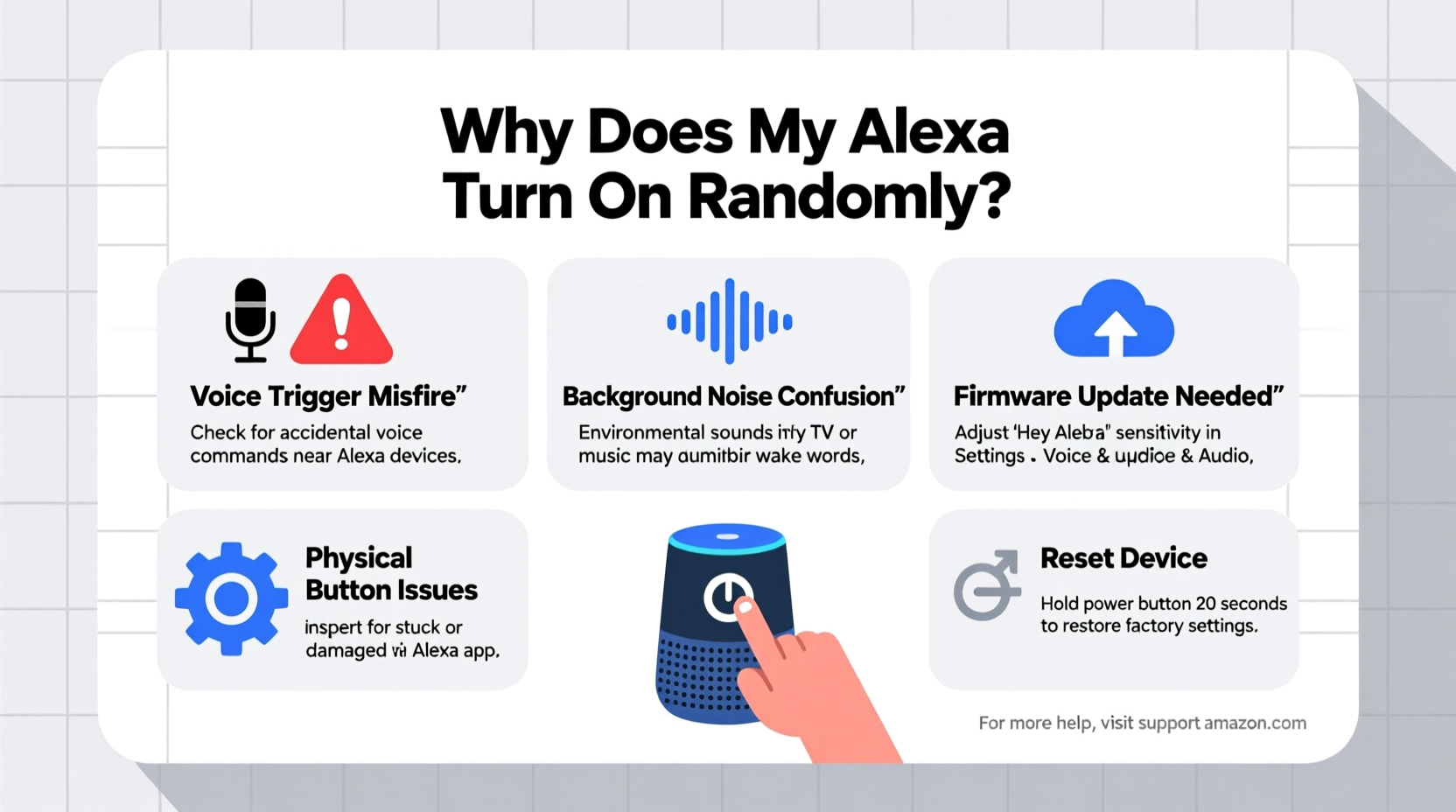why does my alexa turn on randomly troubleshooting guide