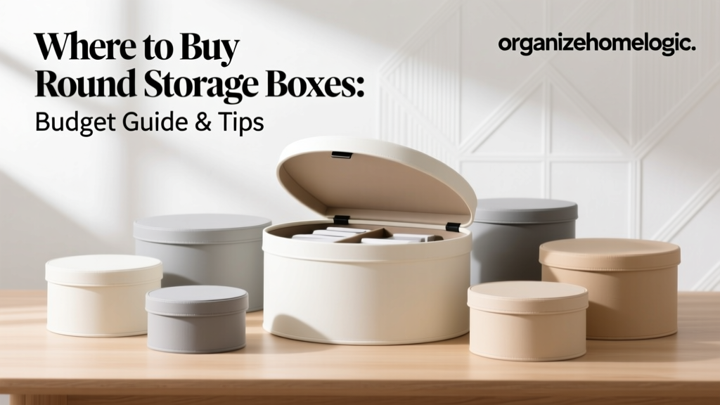 Where to Buy Round Storage Boxes: Budget Guide & Tips
