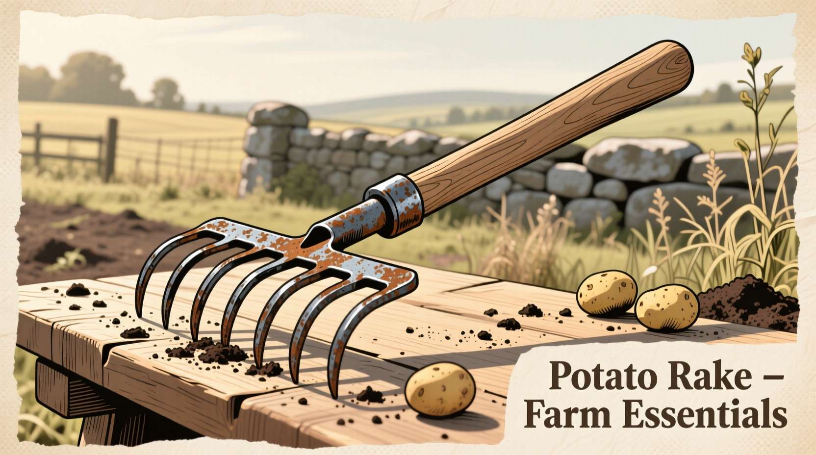 Potato Rake Guide: Harvest Potatoes Efficiently & Safely