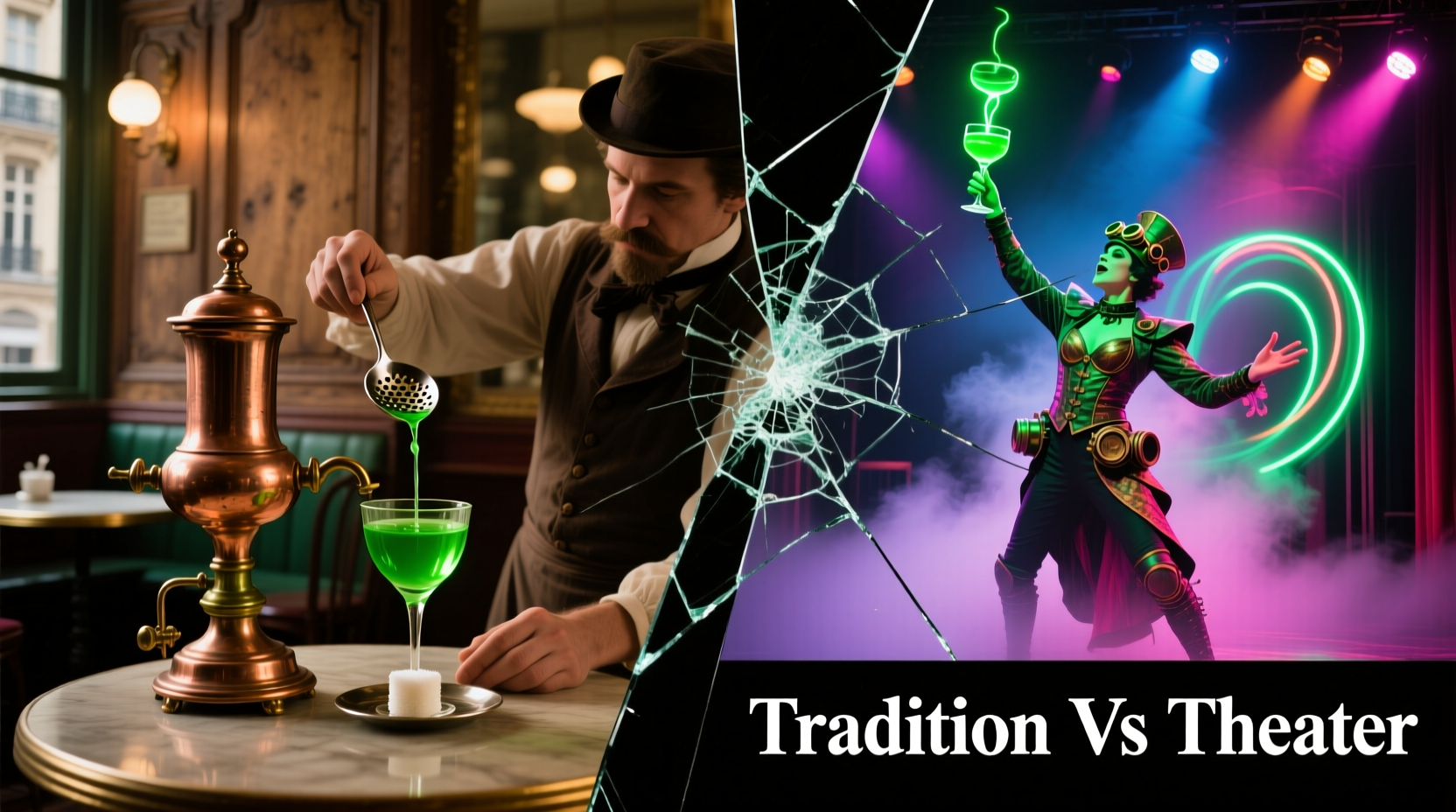 absinthe rituals real tradition vs modern theatrical trends