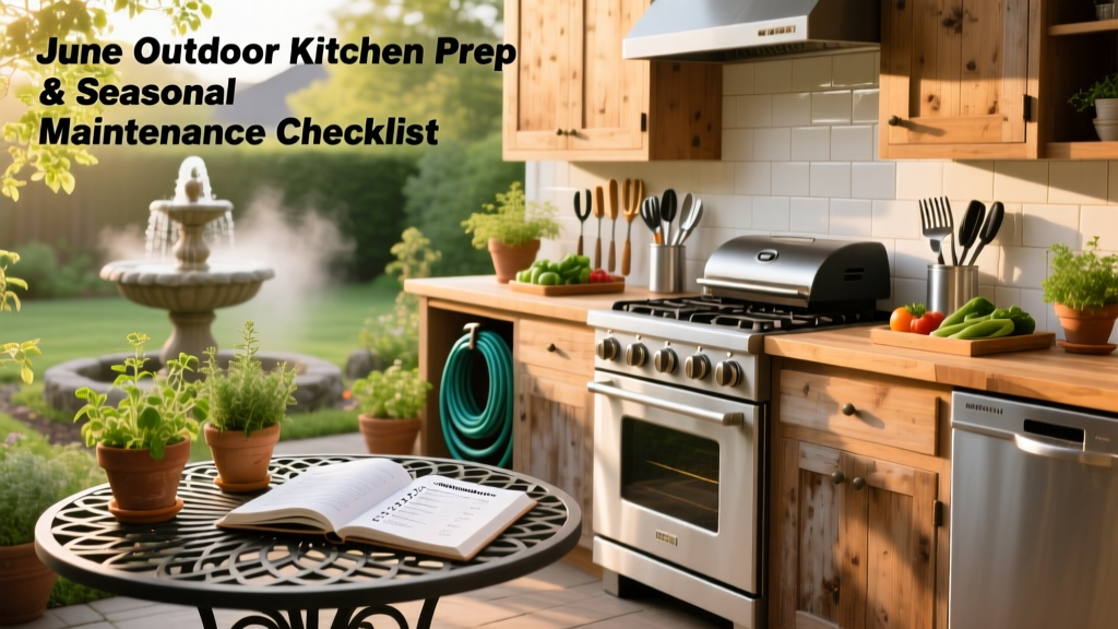 June Outdoor Kitchen Prep: Seasonal Maintenance Checklist