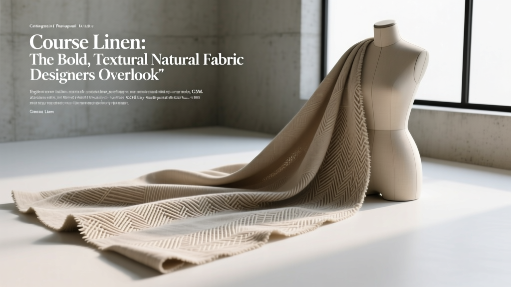 Course Linen: The Bold, Textural Natural Fabric Designers Overlook