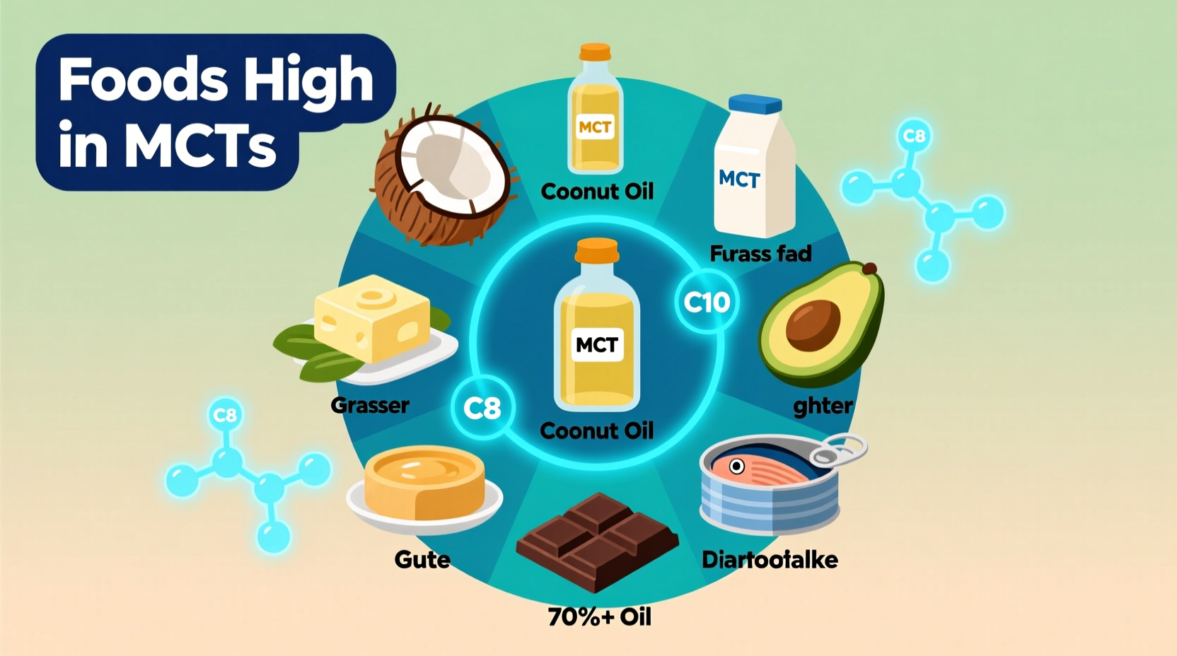 what foods are high in mcts