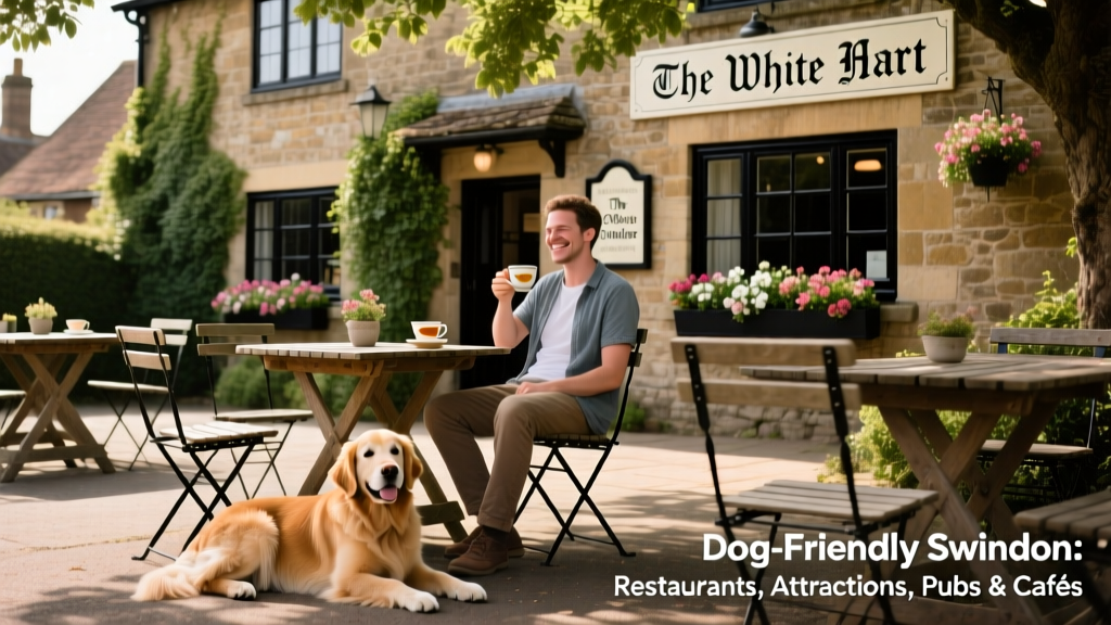 The White Hart Cricklade, a historic dog-friendly inn with outdoor seating and traditional charm