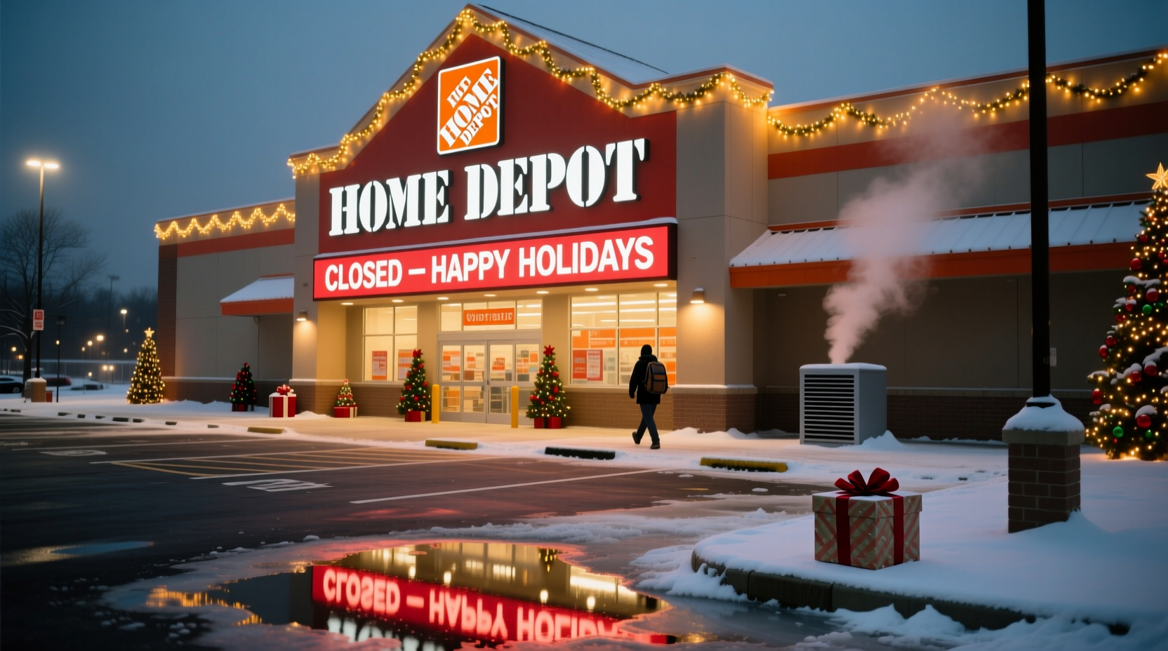 is home depot open on christmas eve