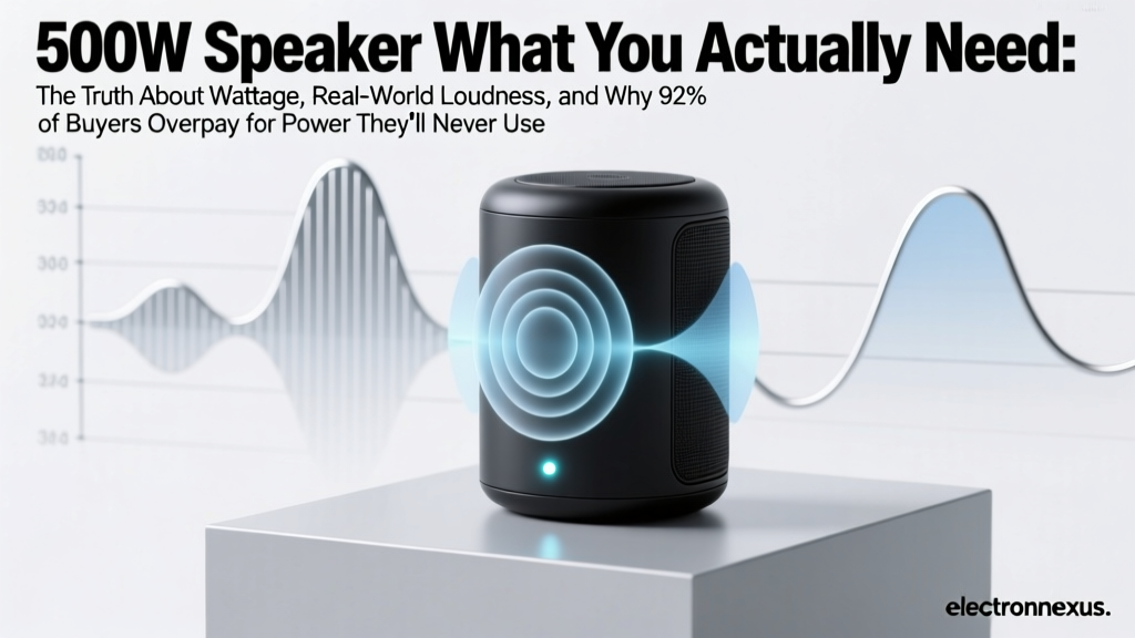 500W Speaker What You Actually Need: The Truth About Wattage, Real-World Loudness, and Why 92% of Buyers Overpay for Power They’ll Never Use