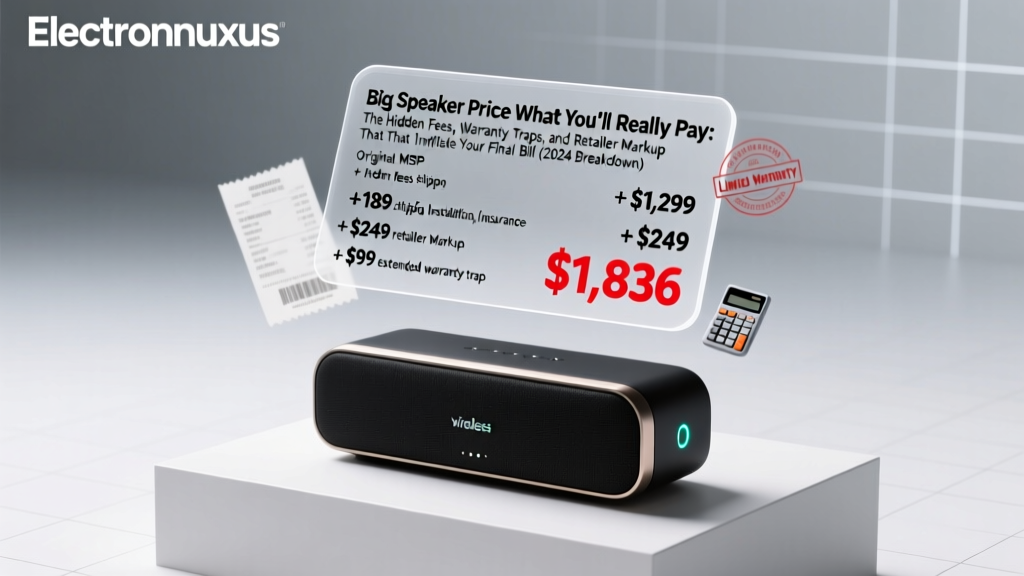 Big Speaker Price What You'll Really Pay: The Hidden Fees, Warranty Traps, and Retailer Markup That Inflate Your Final Bill (2024 Breakdown)