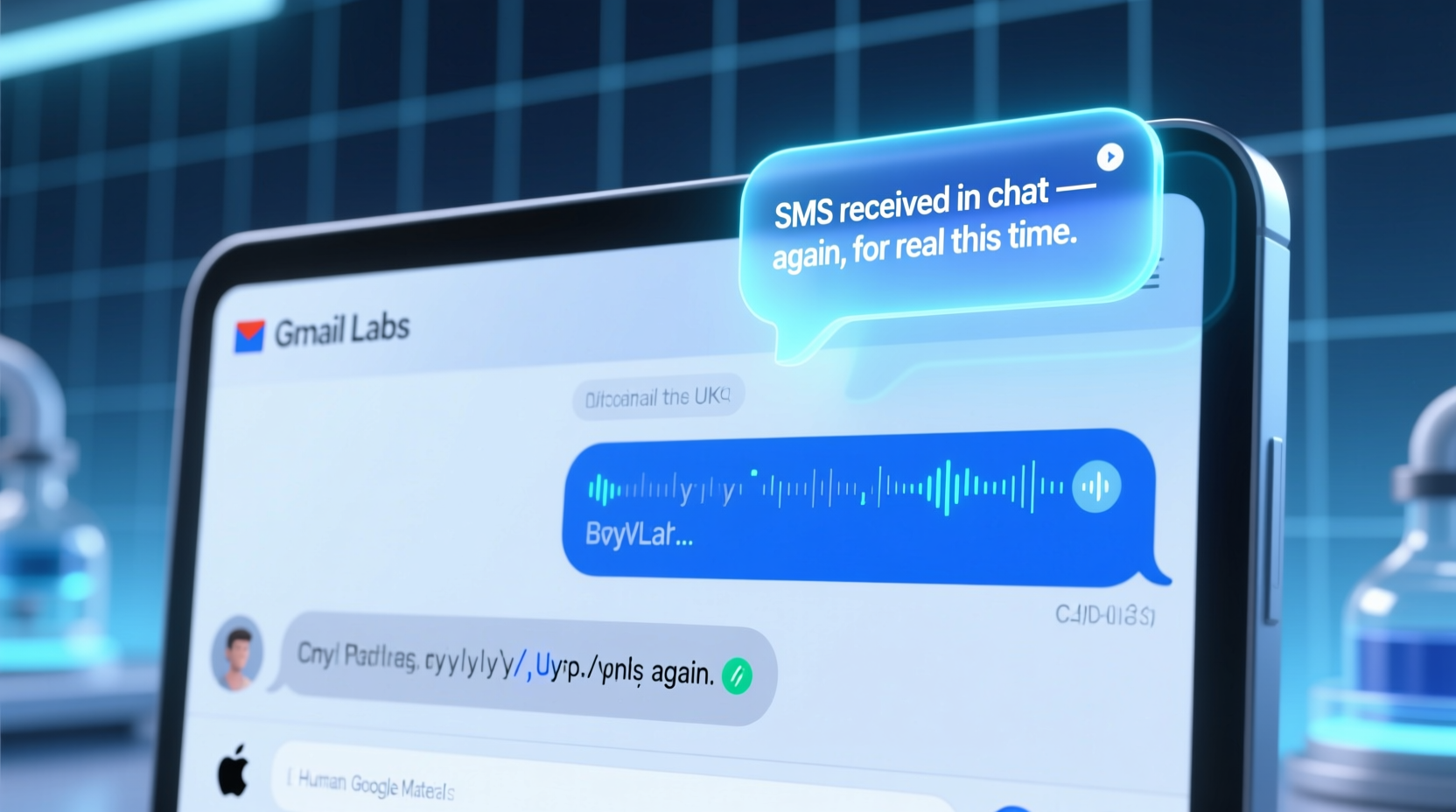 gmail labs gets sms in chat again for real this time