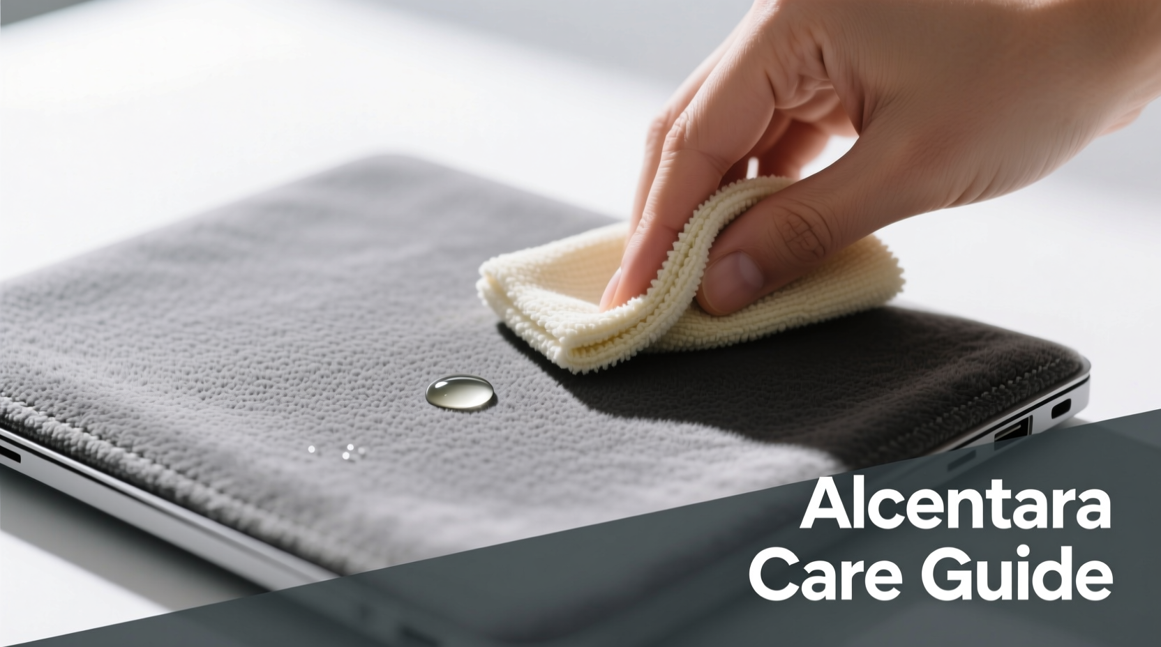 how to clean alcantara laptop fabric without ruining the texture