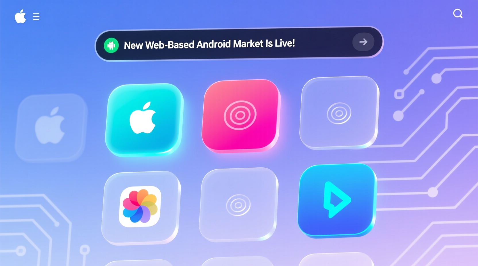 the new web based android market is up