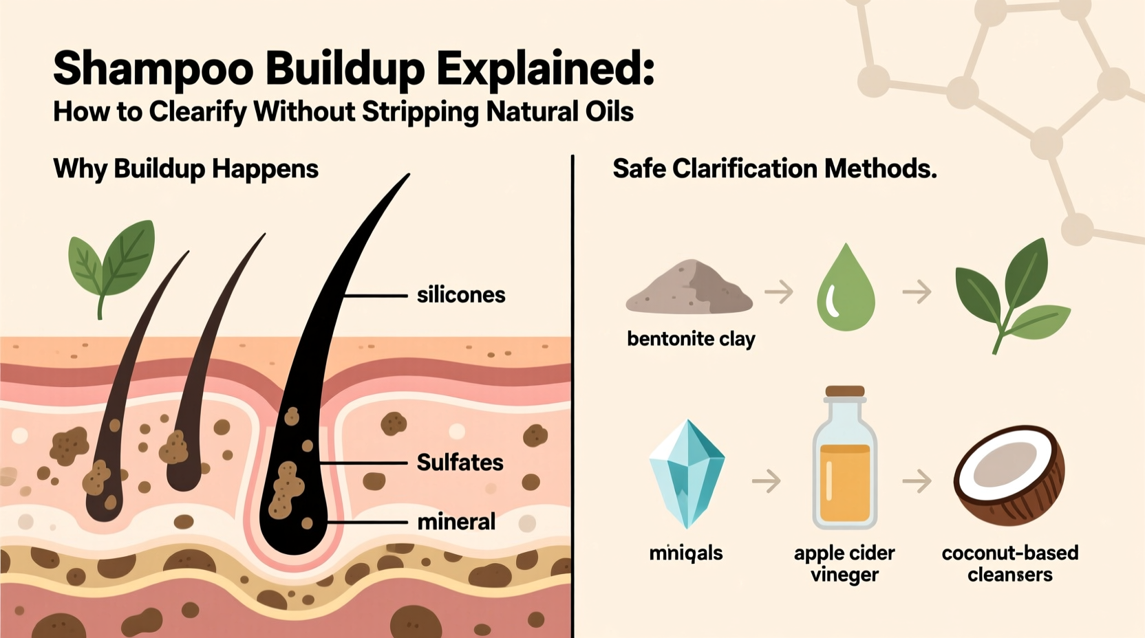 why does my shampoo leave buildup and how to clarify without stripping oils