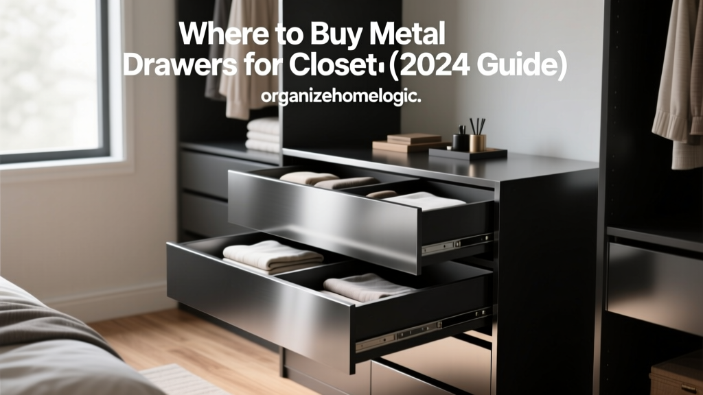 Where to Buy Metal Drawers for Closets (2024 Guide)