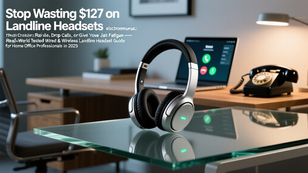 Stop Wasting $127 on Landline Headsets That Crackle, Drop Calls, or Give You Jaw Fatigue — Here’s the Real-World Tested Wired & Wireless Landline Headset Guide for Home Office Professionals in 2025