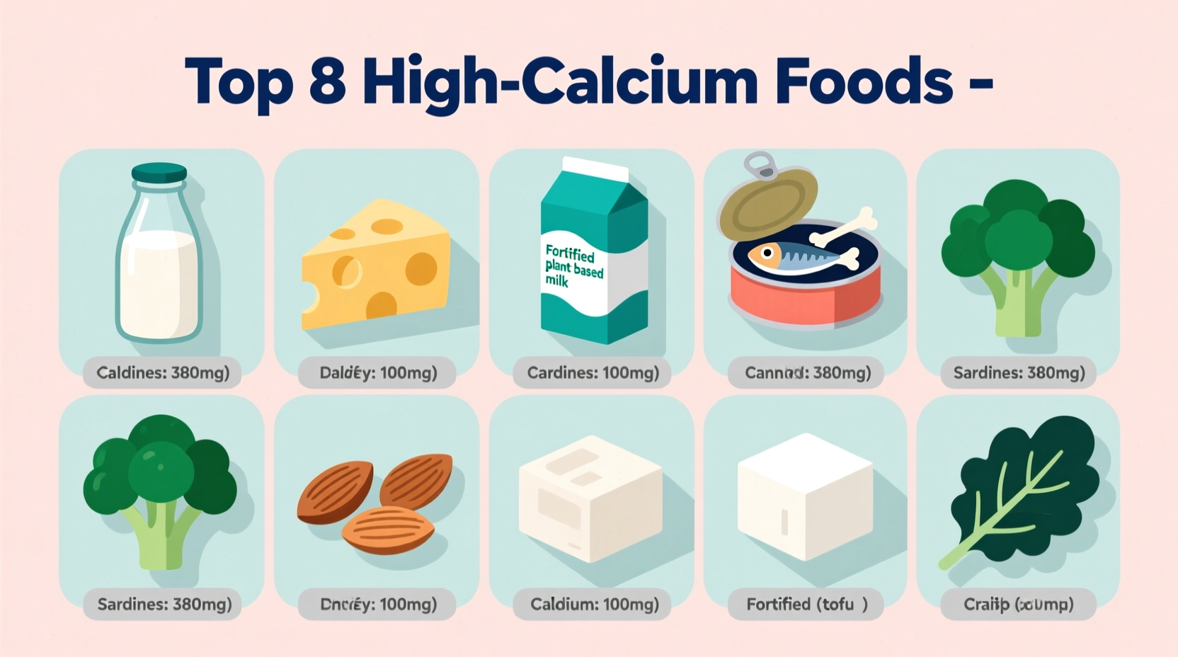 what foods have high calcium
