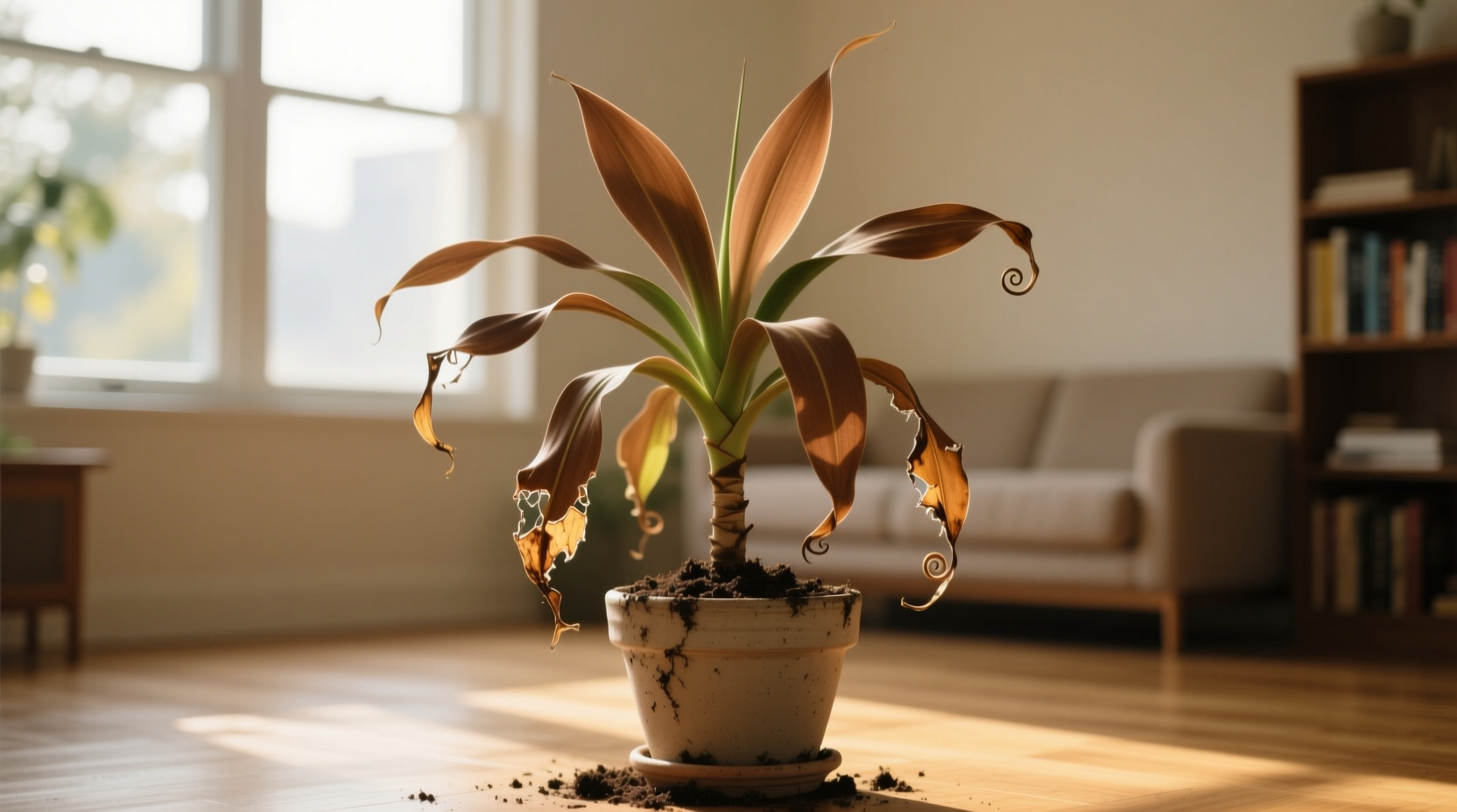 dracaena plant brown leaves