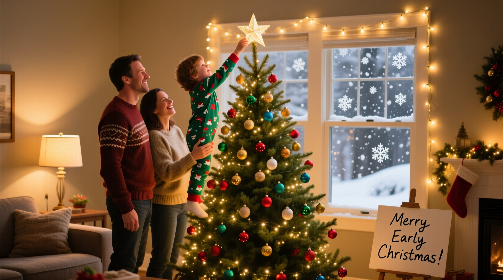 why do some families put the christmas tree up in november is it too early