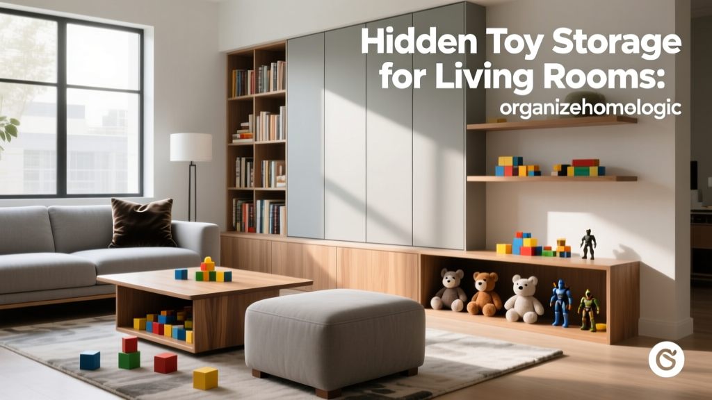 Hidden Toy Storage for Living Rooms: Smart Solutions