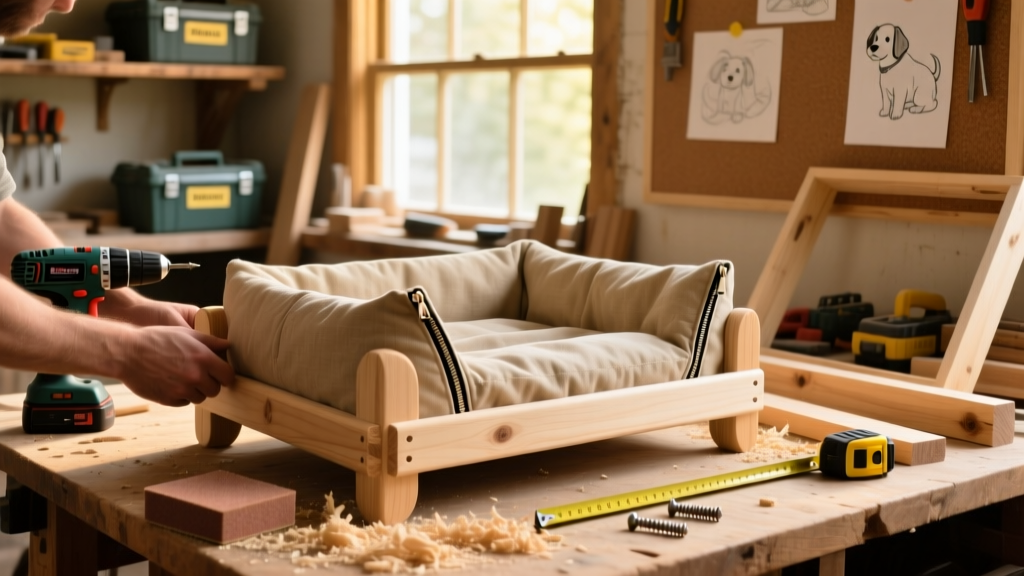 DIY Dog Bed: Build a Sturdy, Washable Wooden Base