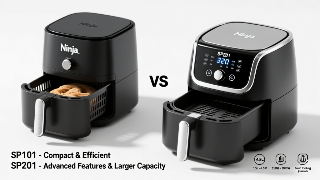 Ninja SP101 vs SP201: Which Air Fryer Wins in 2024?