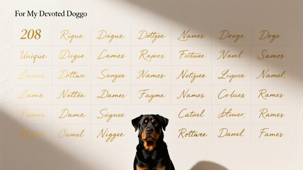 208 Rottweiler Names For Your Devoted Doggo
