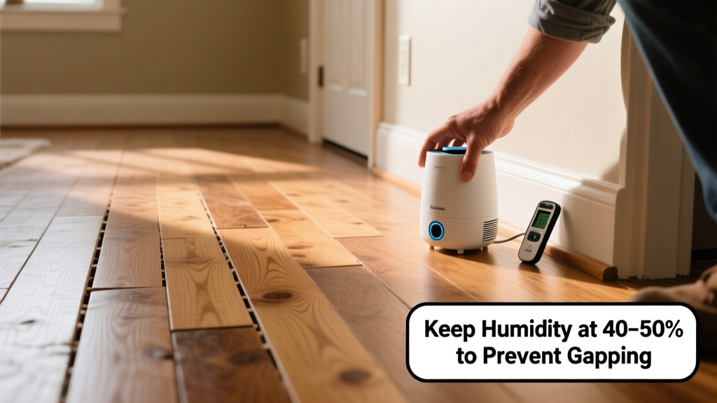 How to Prevent Hardwood Floor Gapping in Dry Climates