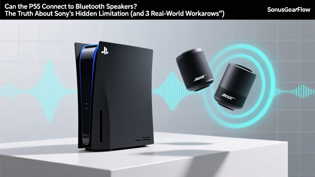 PS5 Bluetooth Speakers: Workarounds & Best Picks (2026)