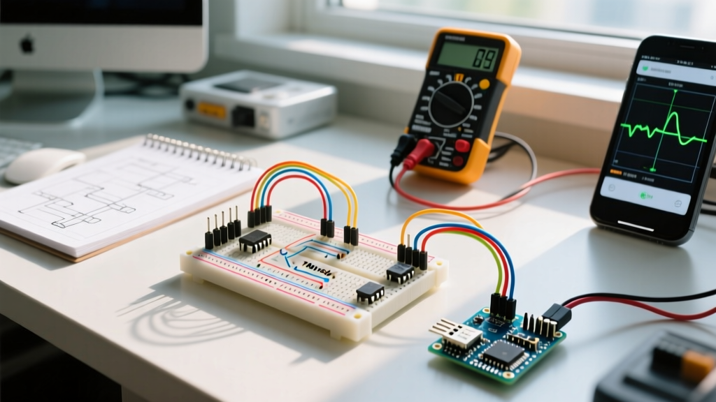 T Flip-Flop Circuit Diagram: Topology, Component Values, and Breadboard Testing