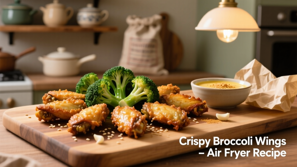 How to Make Crispy Broccoli Wings in an Air Fryer