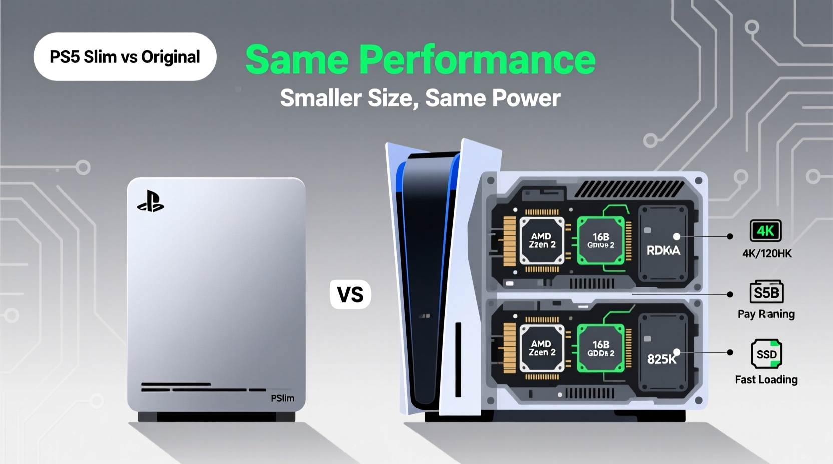ps5 slim vs original ps5 does the smaller model sacrifice performance