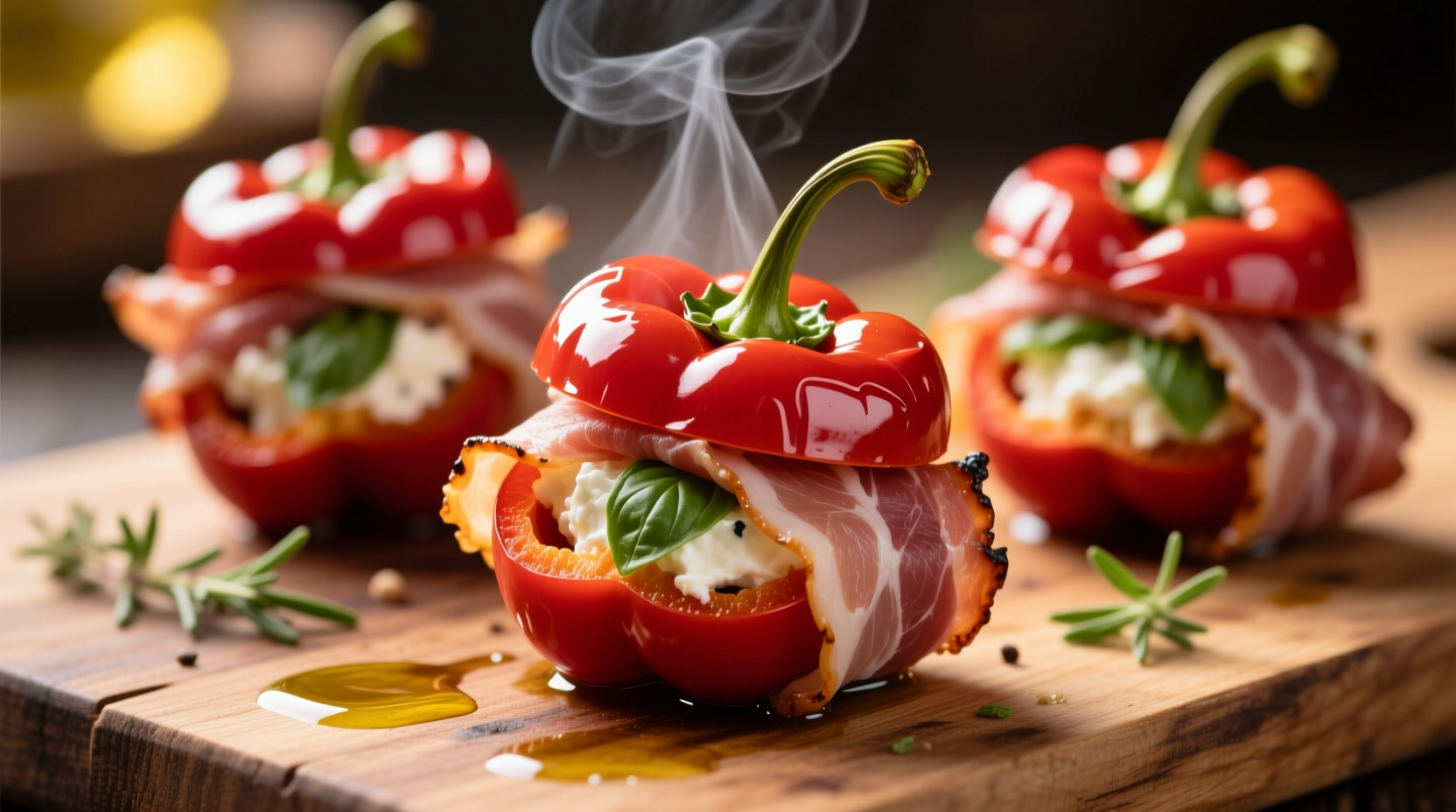 grilled prosciutto wrapped stuffed cherry peppers popper recipes