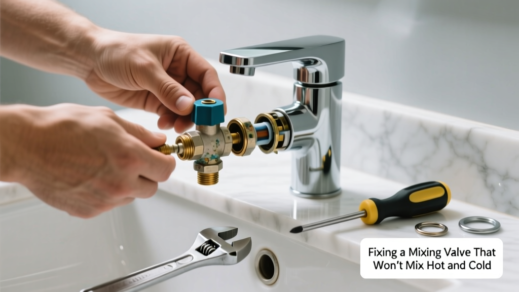 Fixing a Mixing Valve That Won’t Mix Hot and Cold