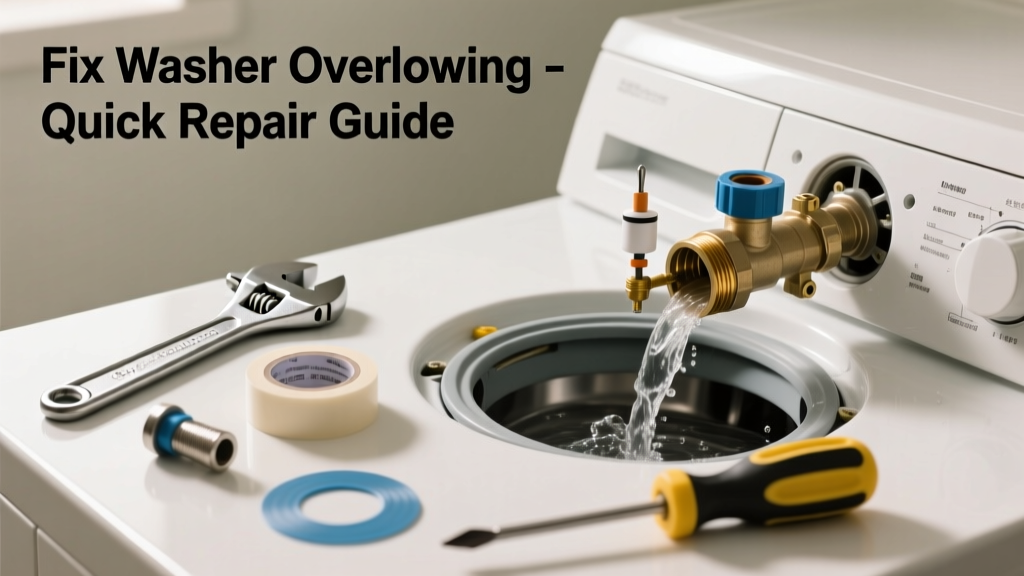 Fix Washer Overflowing in Bathroom: Quick Repair Guide