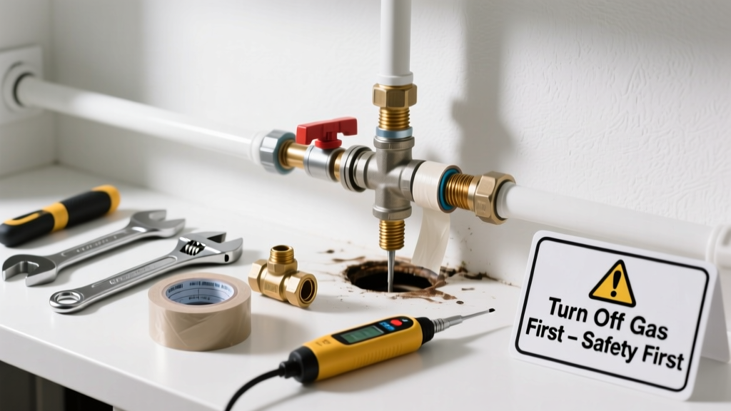 How to Fix a Gas Line Leak Safely at Home
