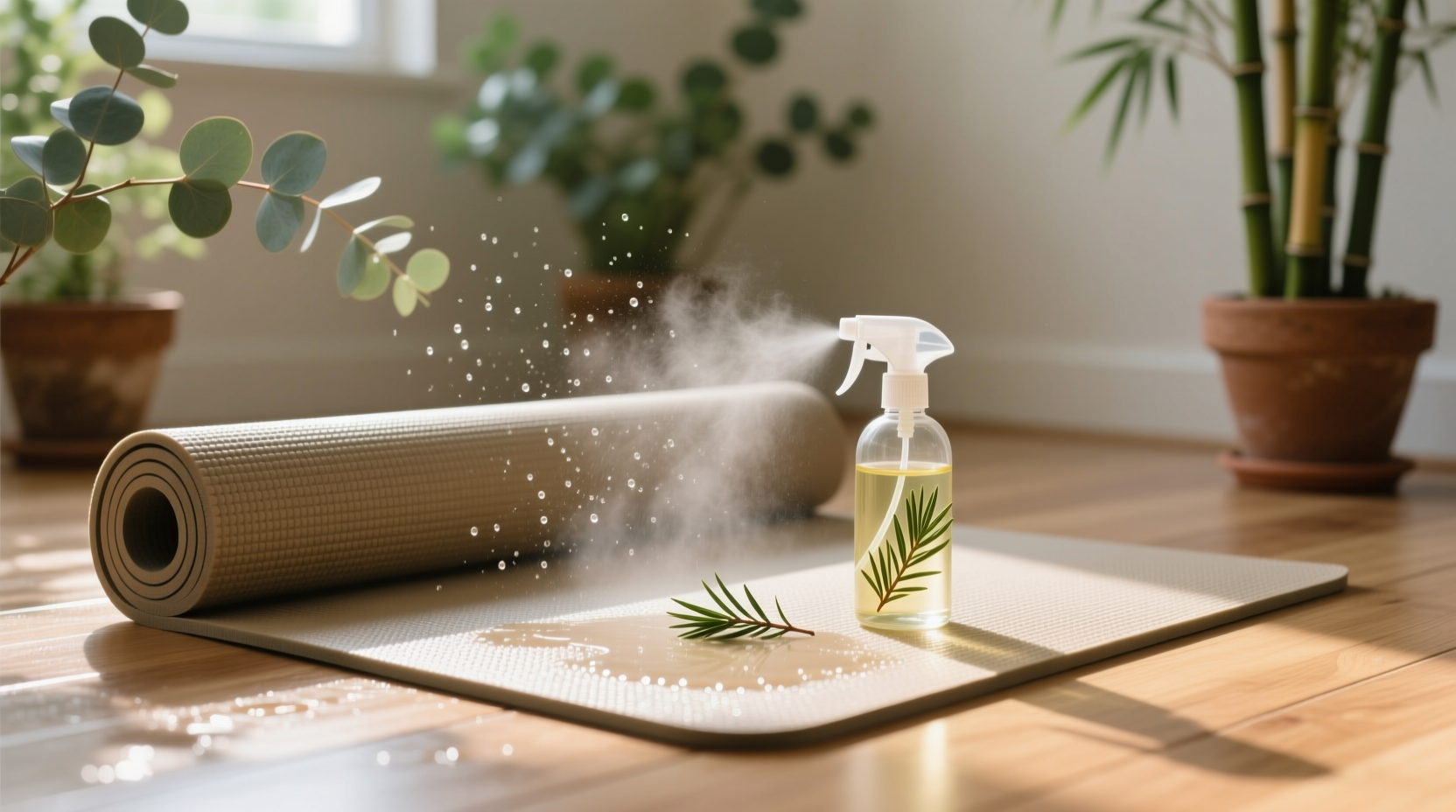 eco friendly yoga mat cleaning tips