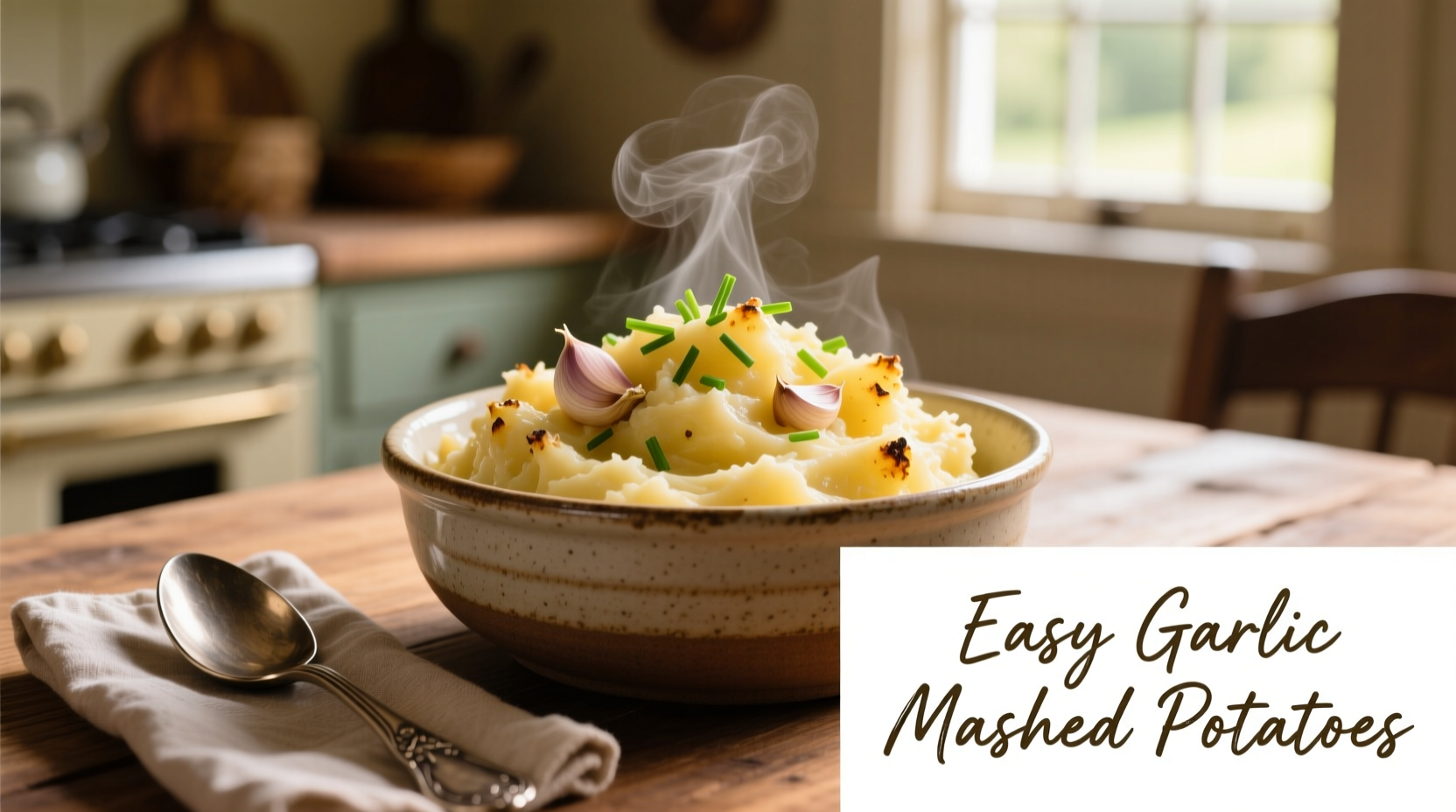 Easy Garlic Mashed Potatoes Recipe in 30 Minutes