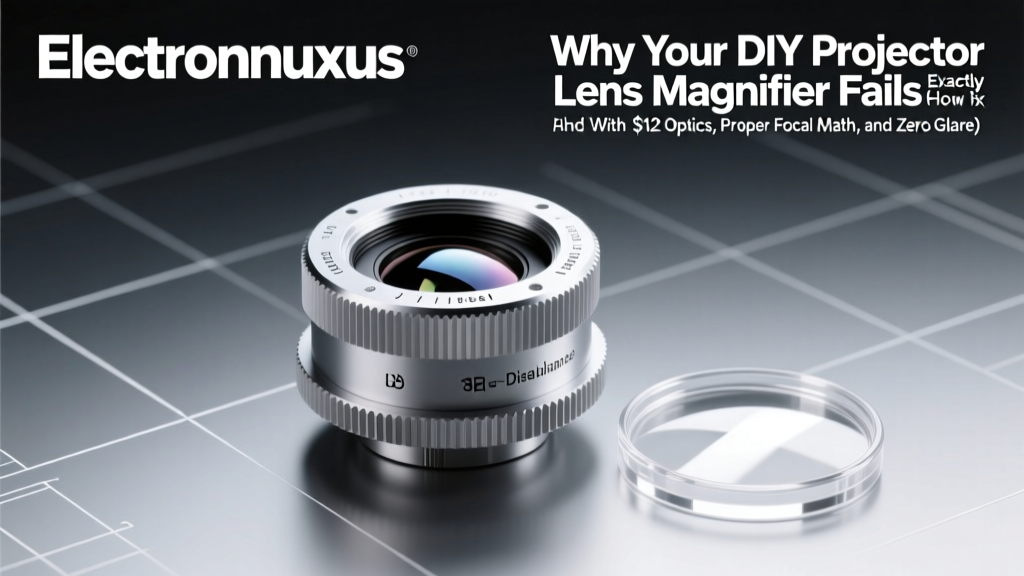 Why Your DIY Projector Lens Magnifier Fails (And Exactly How to Fix It With $12 Optics, Proper Focal Math, and Zero Glare)