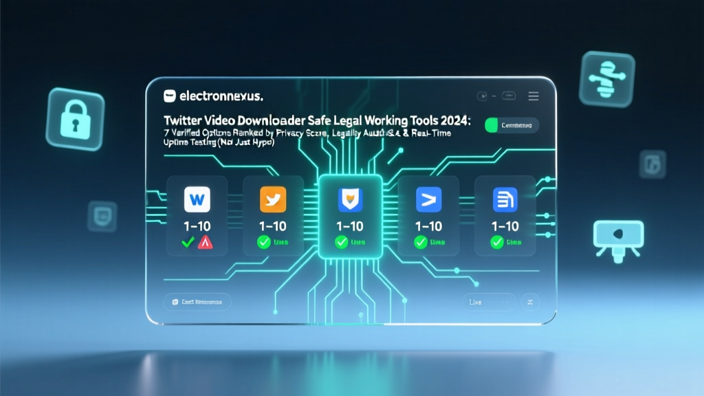 Twitter Video Downloader Safe Legal Working Tools 2024: 7 Verified Options Ranked by Privacy Score, Legality Audit & Real-Time Uptime Testing (Not Just Hype)