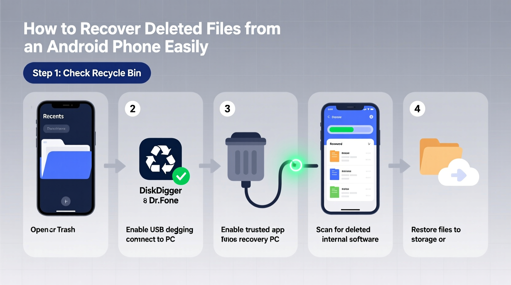 how to recover deleted files from an android phone easily