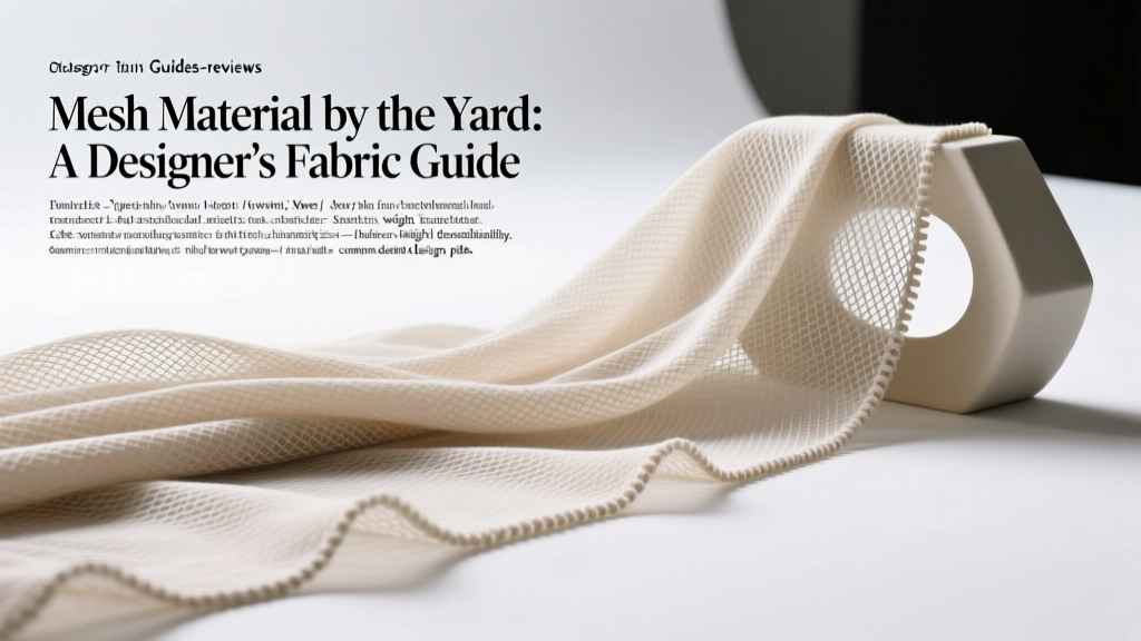Mesh Material by the Yard: A Designer’s Fabric Guide