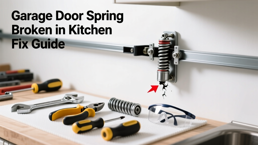 Garage Door Spring Broken in Kitchen: Fix Guide