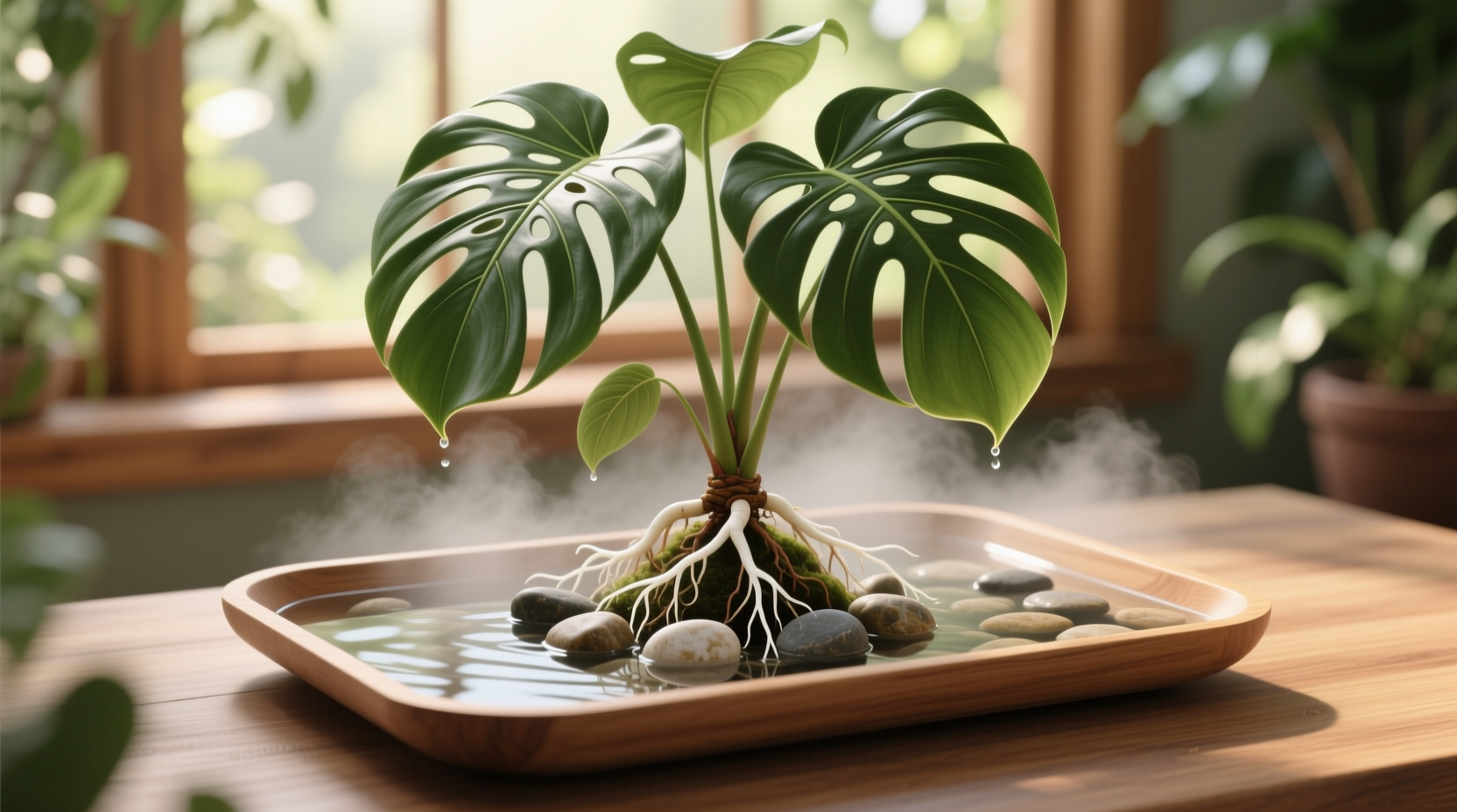 Humidity Tray vs Pebble Tray for Monstera