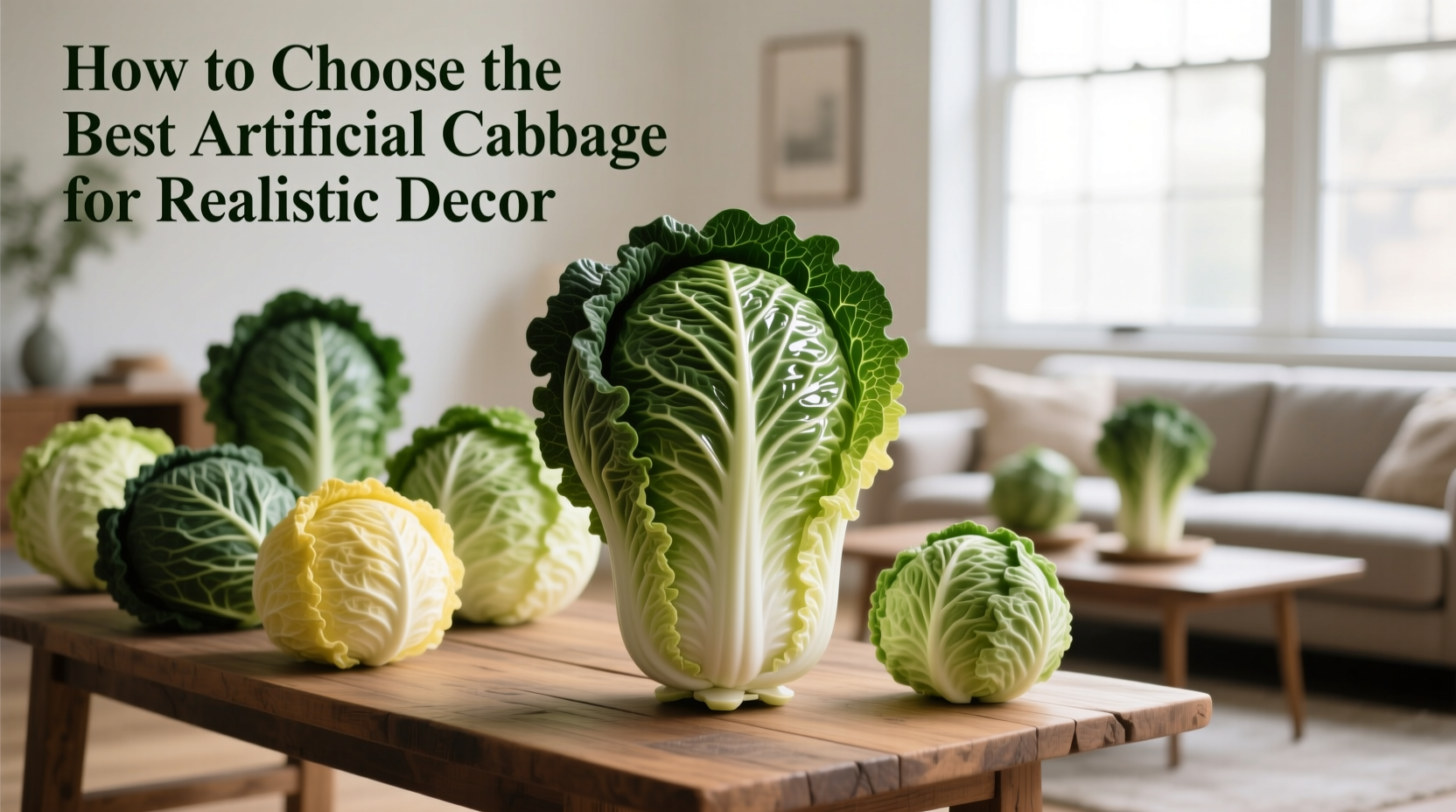How to Choose the Best Artificial Cabbage for Realistic Decor