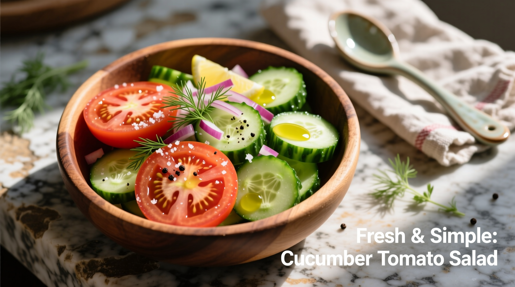 Perfect Cucumber Tomato Salad Recipe in 15 Minutes