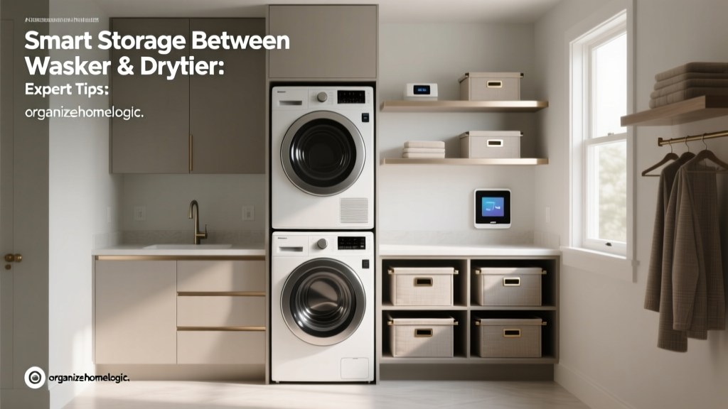 Smart Storage Between Washer & Dryer: Expert Tips