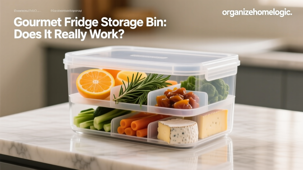 Gourmet Fridge Storage Bin: Does It Really Work?